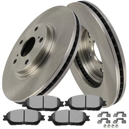 Ceramic Brake Pads with Front Rotors Kit for Lexus ES300/ES330 02-06