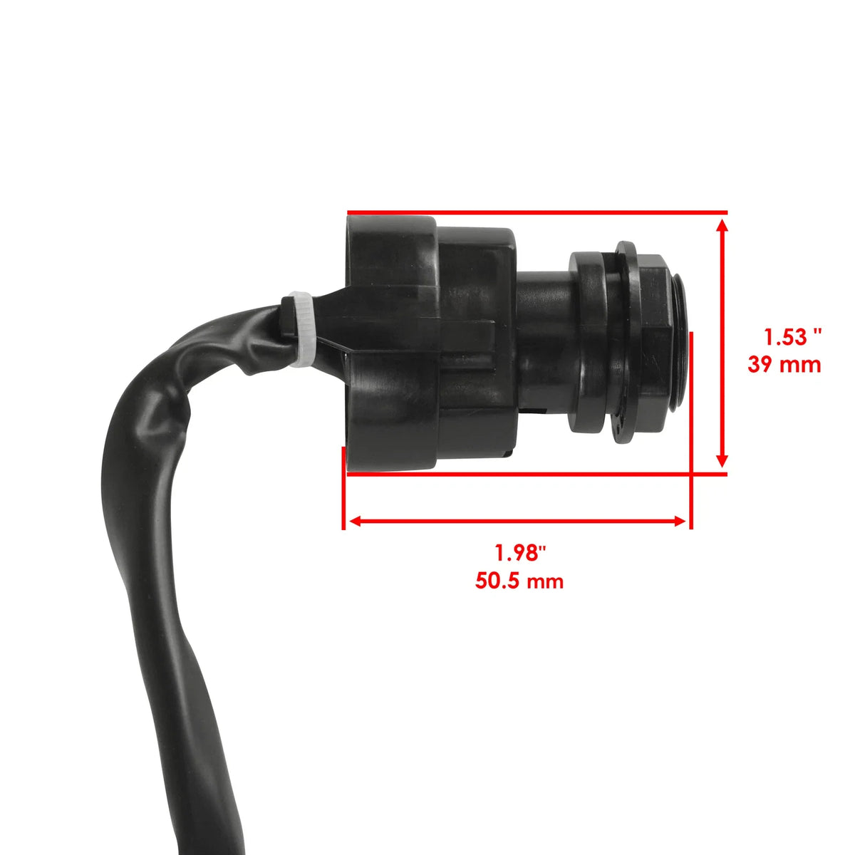 Ignition Key Switch for Yamaha Bear Tracker 250 YFM250B (2000–2001) Black