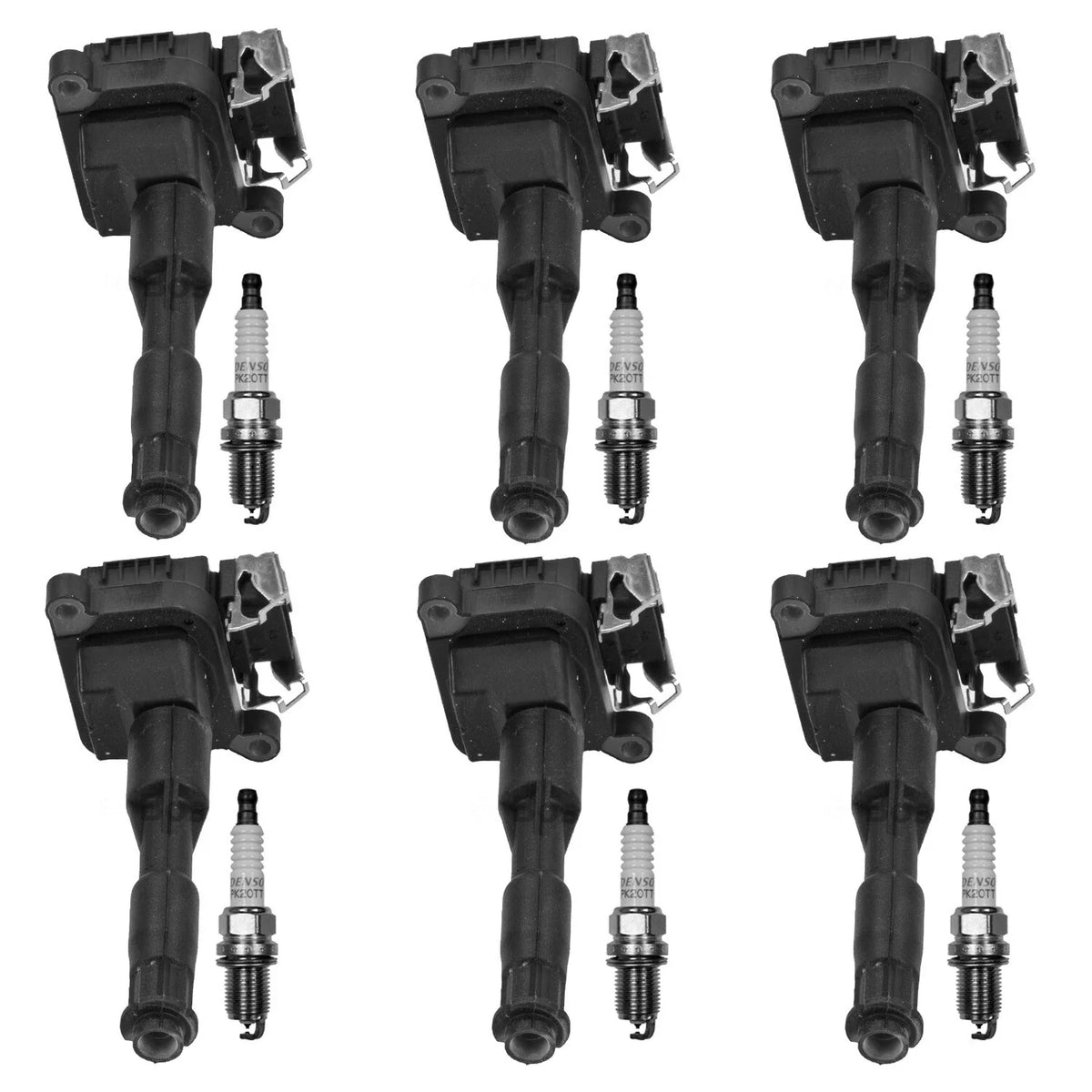 Set of 6 Ignition Coils & Spark Plugs for NSX E36 E46 E53 (Year Range)
