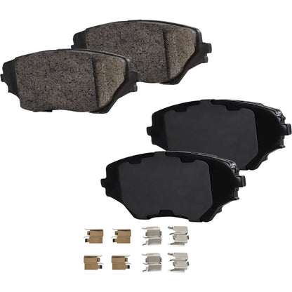 Front Brake Disc Rotors and Pads Kit for Toyota RAV4 (2001–2005)