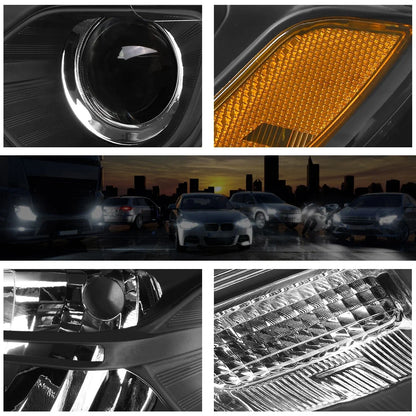 Projector Headlight - Amber Side for 2014-2016 Jeep Grand Cherokee