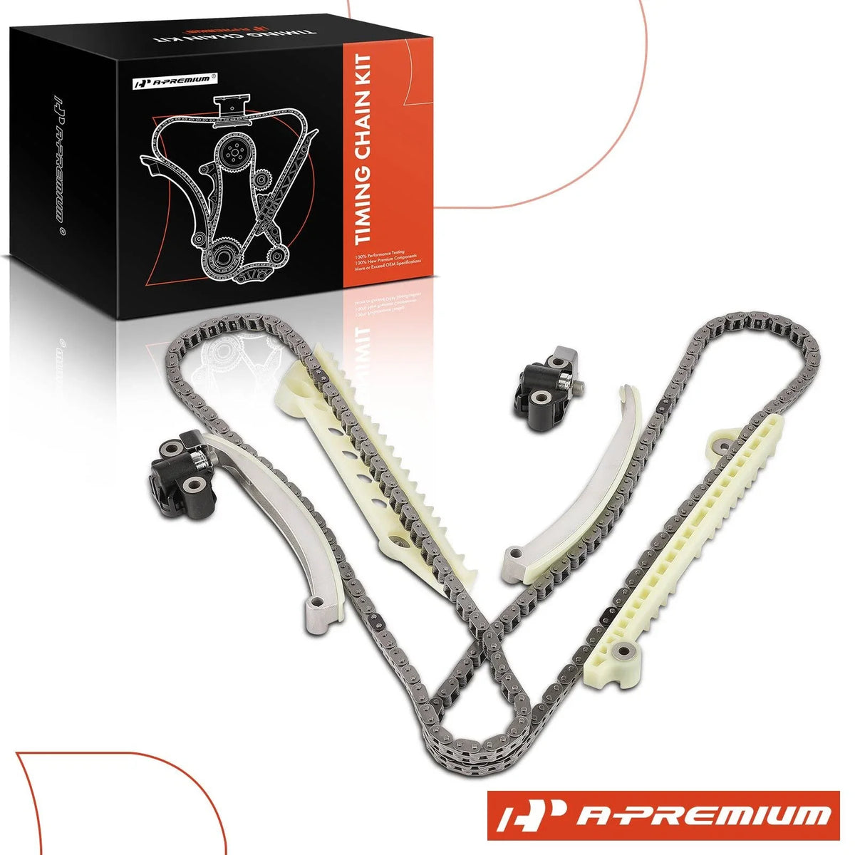 8X Timing Chain Kit for Ford F-150, Explorer, Mustang (2001–2010)
