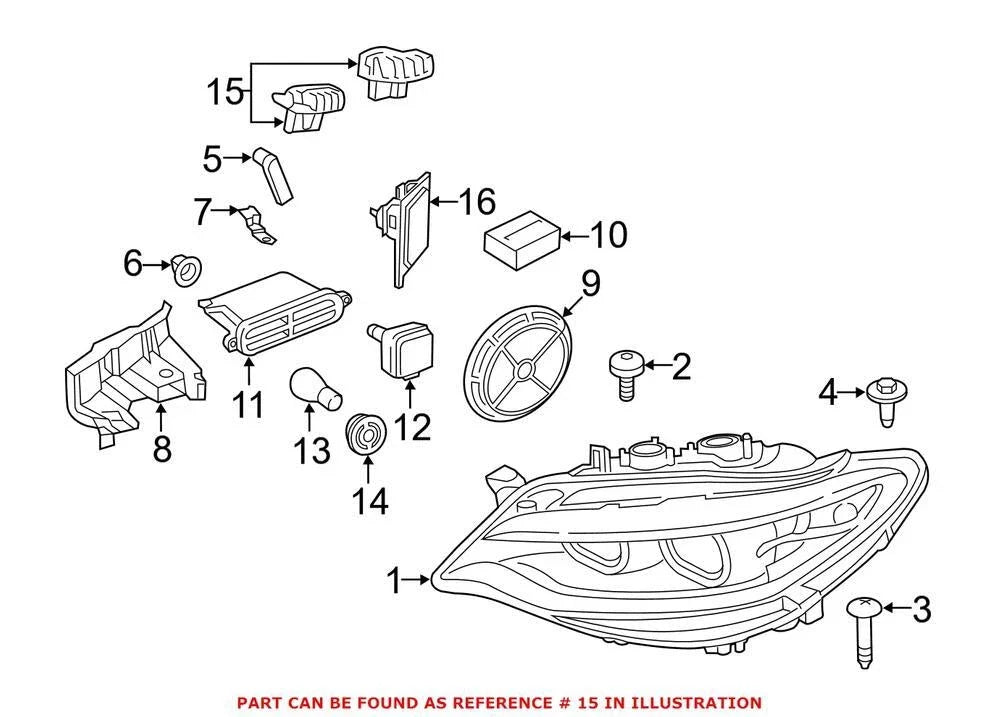 High Intensity Discharge Headlight Control Module for BMW (63)