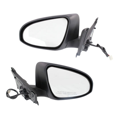 Power Mirrors for Toyota Yaris (2015–2018) - Paintable