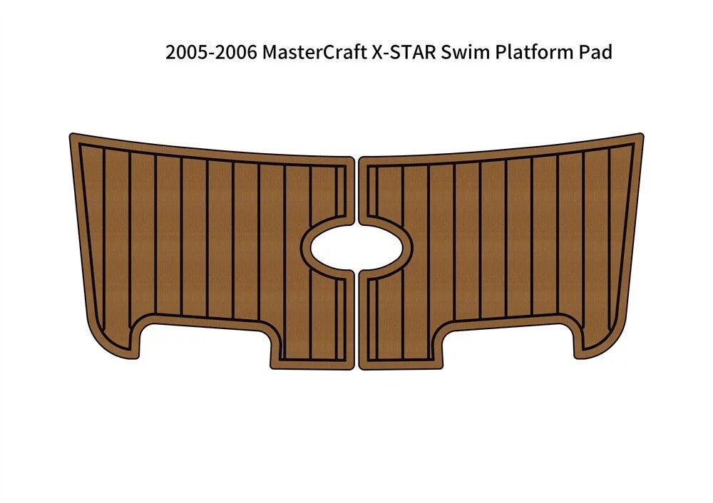 EVA Foam Teak Deck Flooring Mat for MasterCraft X-STAR (2005–2006)