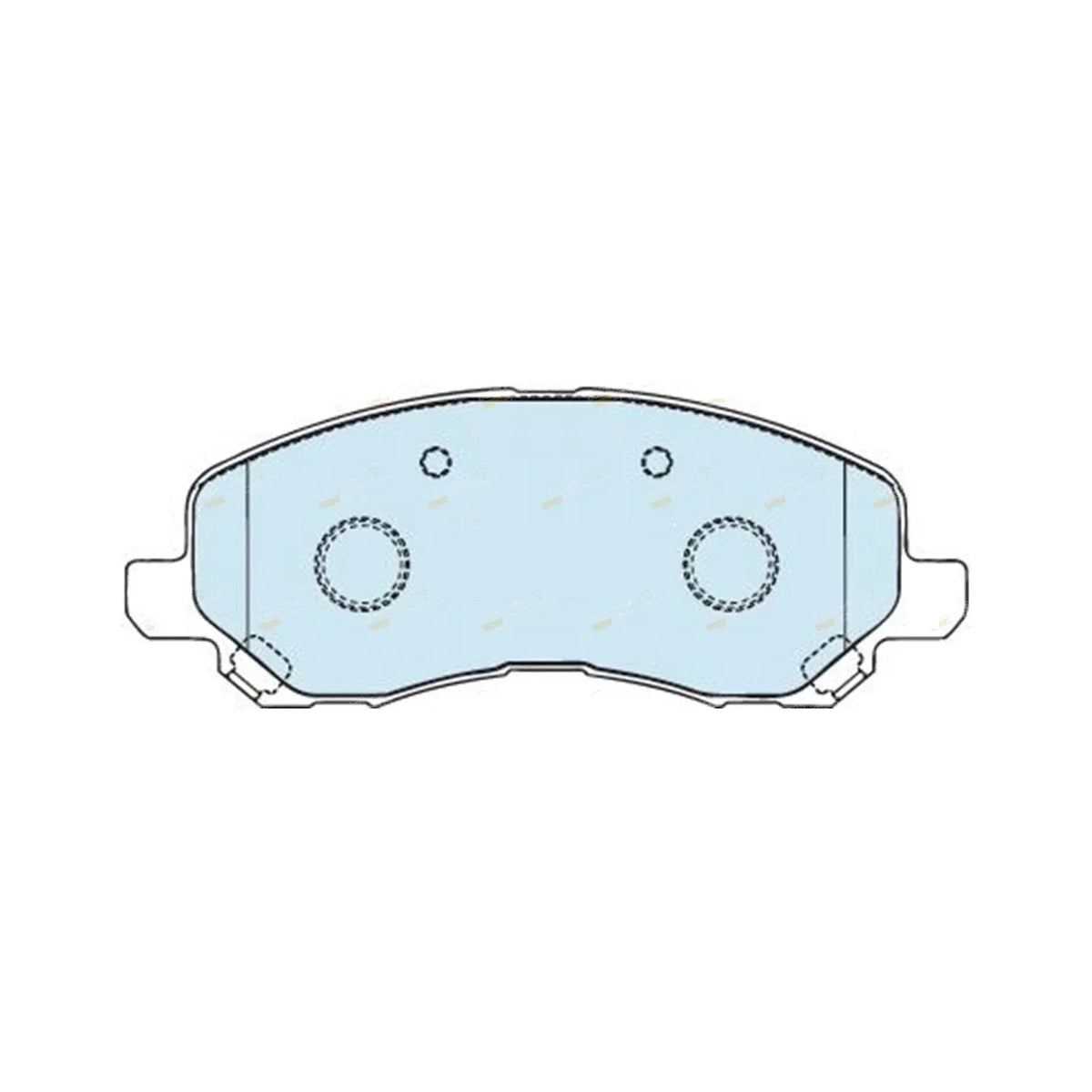 Front Disc Brake Pads Set for 4WD Mitsubishi ASX (2010-2017)