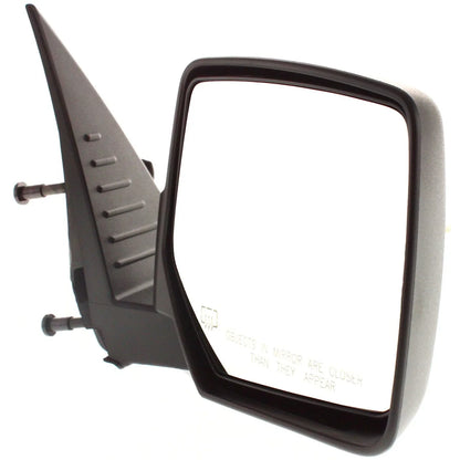 Power Mirror for 2008-2012 Jeep Liberty, Passenger Side, Heated, Textured Black