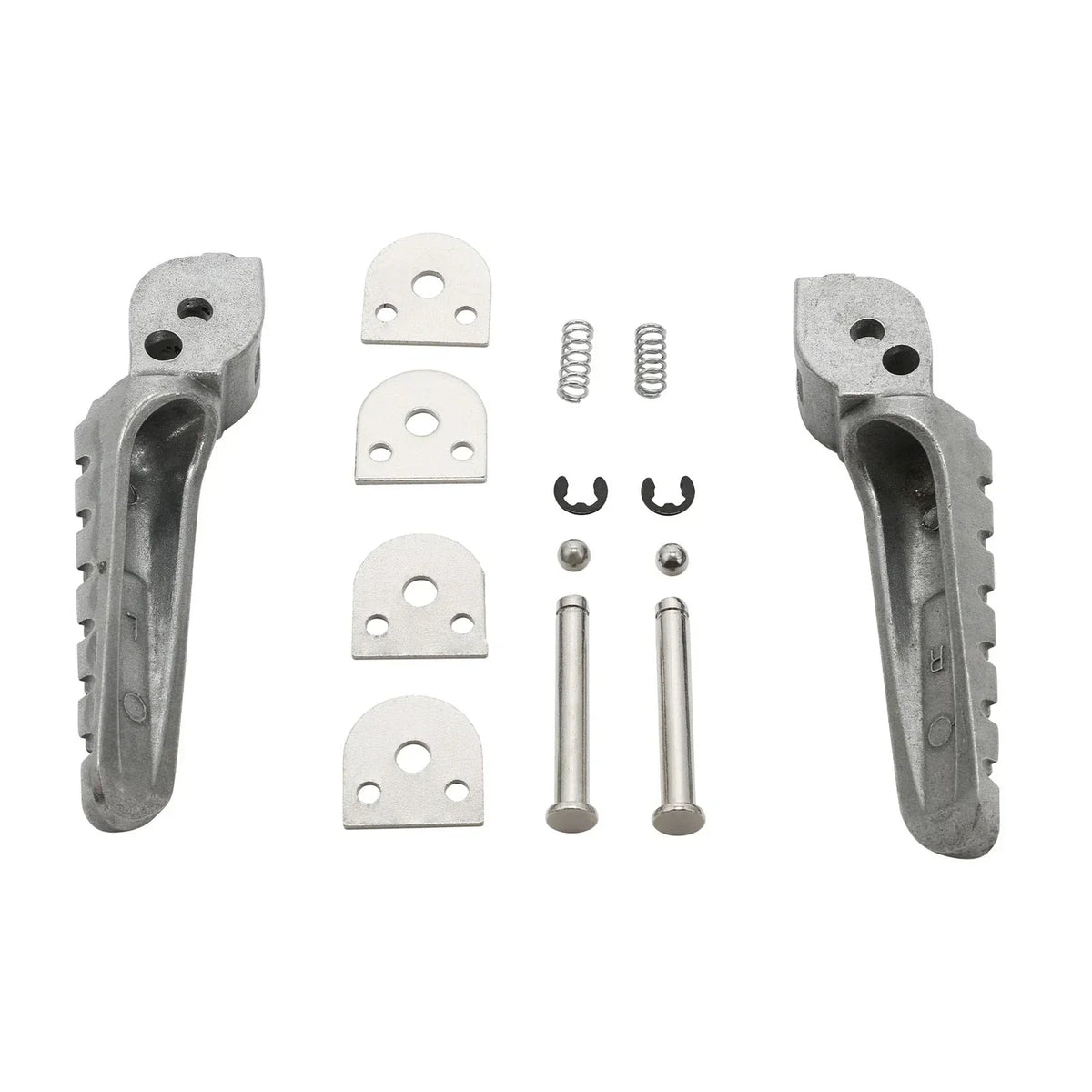 Passenger Pegs Footrests for Ducati Monster 696 796 (2009-2014) Silver