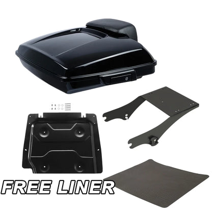 Base Plate Mount Rack Trunk Pad for Harley Road Glide 1997-2008