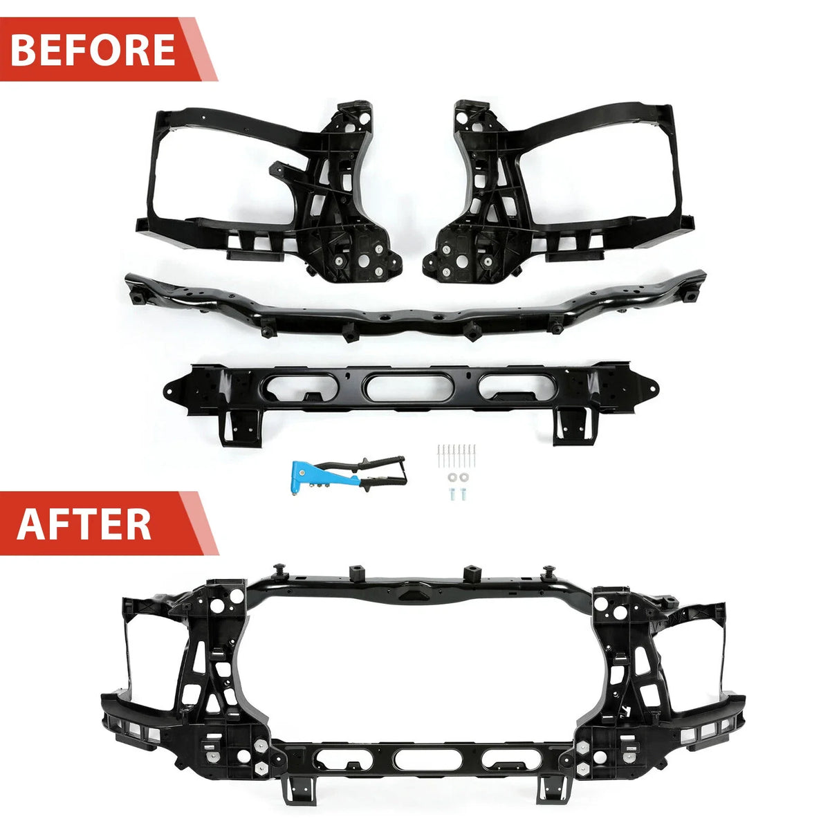 Core Radiator Support Assembly for Dodge Ram 2500 3500 (2010–2012)