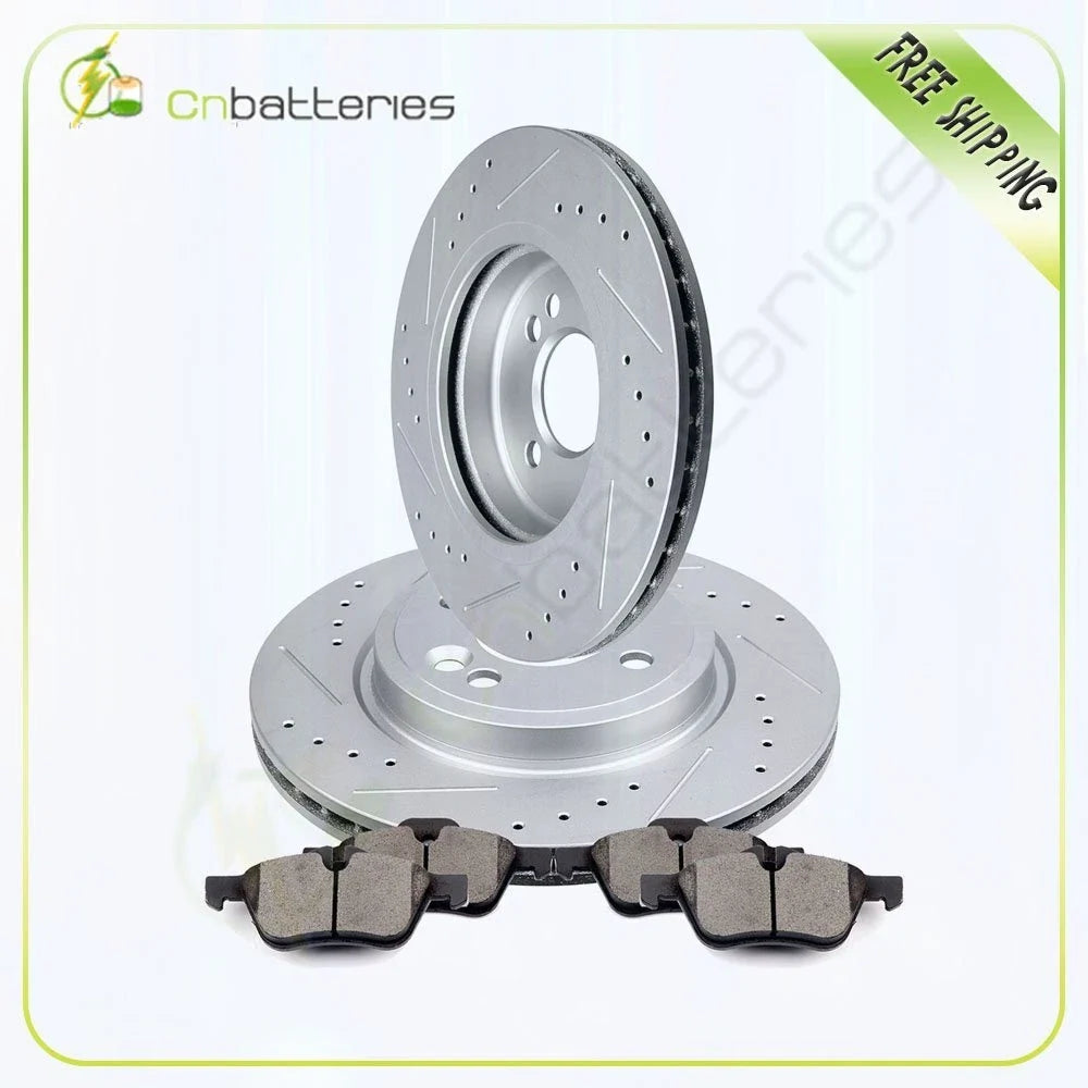 Front Brake Rotors with Ceramic Pads for Mini Cooper (2002–2006)