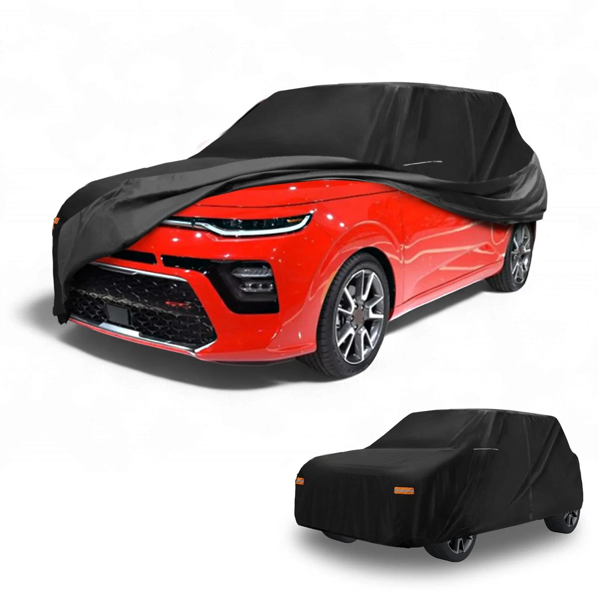 Waterproof Car Cover for Kia Soul (2010–2023) 210D-PU with Zipper