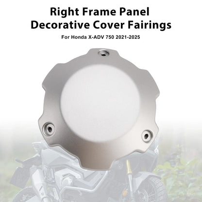 Right Frame Panel Decorative Cover Silver for Honda X-ADV 750 2021-2025