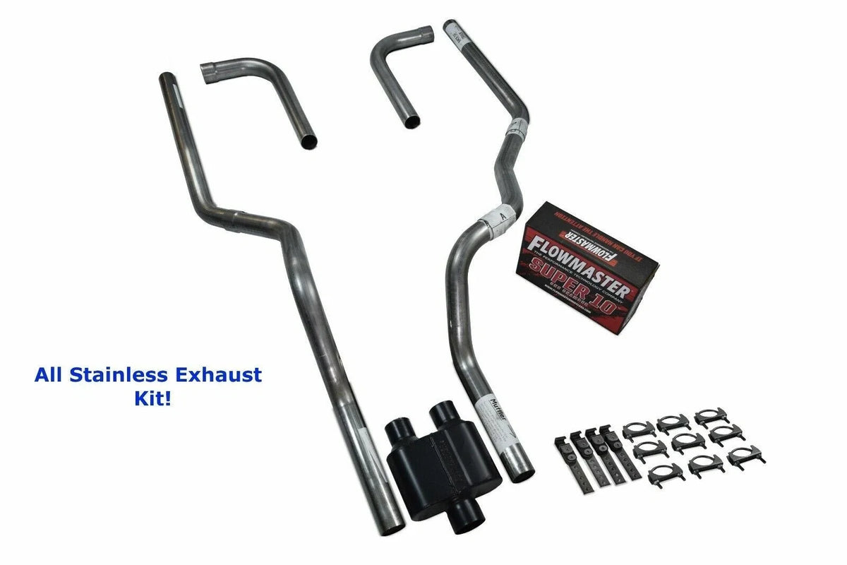 Dual Exhaust for Dodge Ram 1500 (1994–2003) - All-Stainless Side Exit