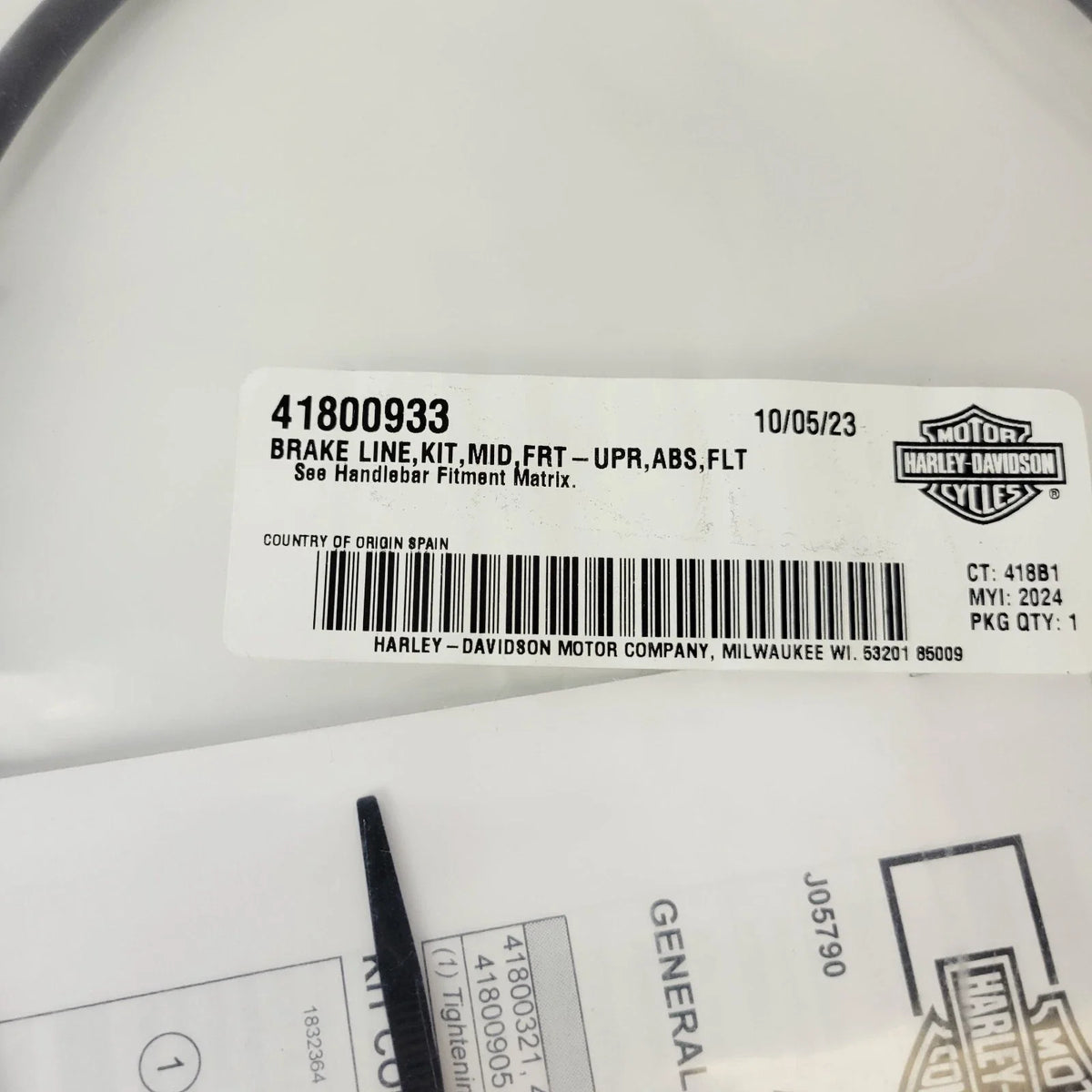 Front Brake Line Mid Section for Harley-Davidson Touring (2014–Present) 41800933