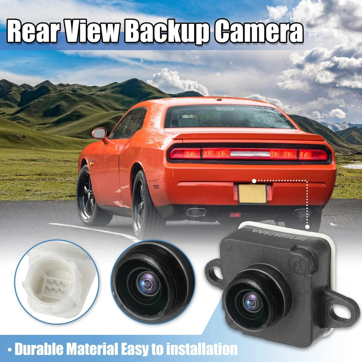 68172474AA Back Up Camera for Dodge Challenger (2015–2018)
