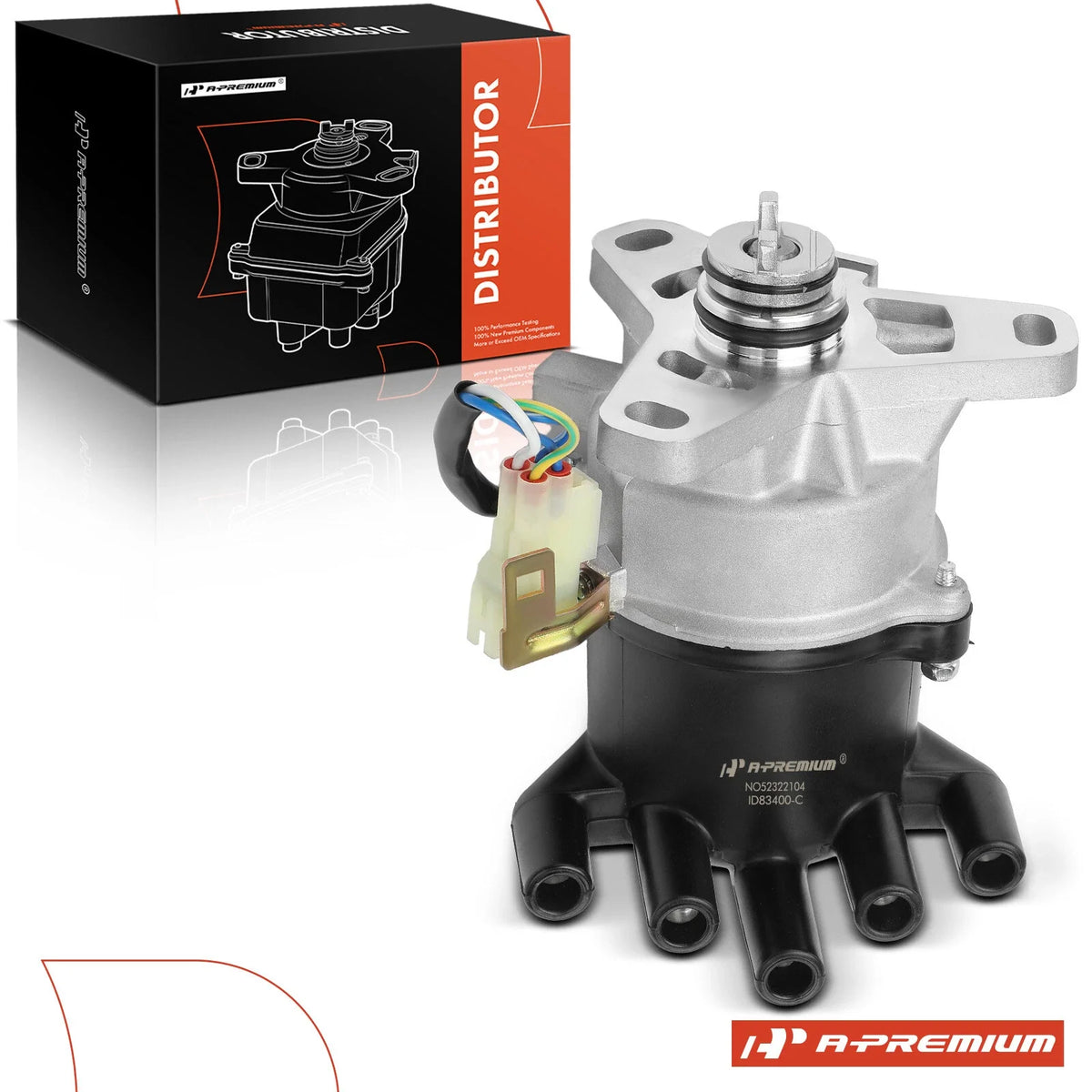 Ignition Distributor with Cap & Rotor for Honda Prelude (1988–1991)