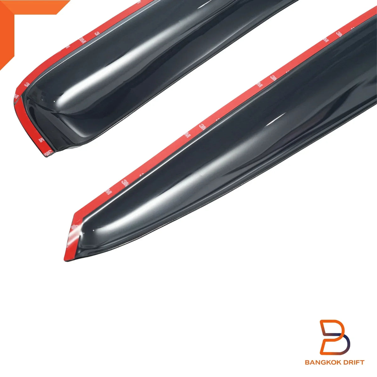Weather Shield Front Door Rain Deflector for Nissan Navara D21 1997-2001