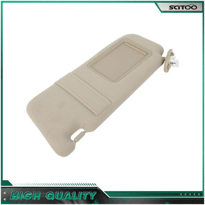 Left Sun Visor for Toyota Venza 2009–2016 - Ivory Beige Tan