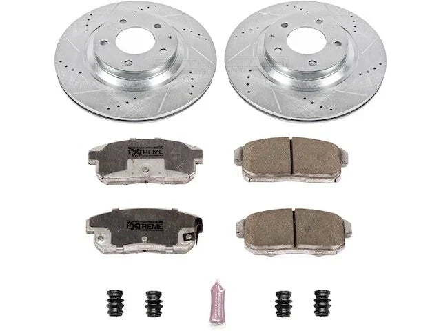 Rear Brake Pad and Rotor Kit for Mazda RX-8 (2004–2011) BR413WR