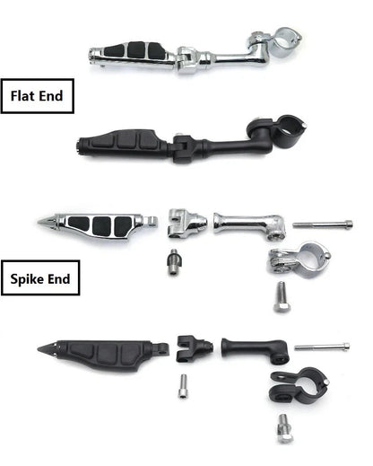 4.5" Highway Radical Foot Pegs for Harley Touring & Sportster