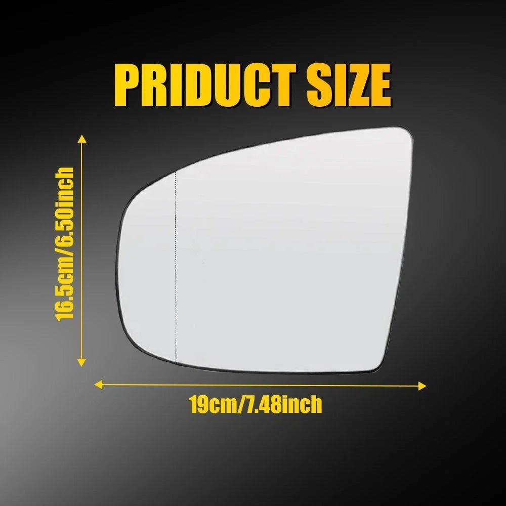 Heated Left Driver Door Wing Mirror Glass for BMW X5 X6 E70 E72 (2007–2013)