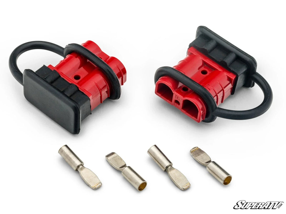 Quick Connect Plugs for Winch - Universal Fit (12-36 Volts DC)