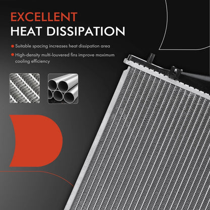 Radiator with Oil Cooler Assembly for Honda Accord 2005–2007