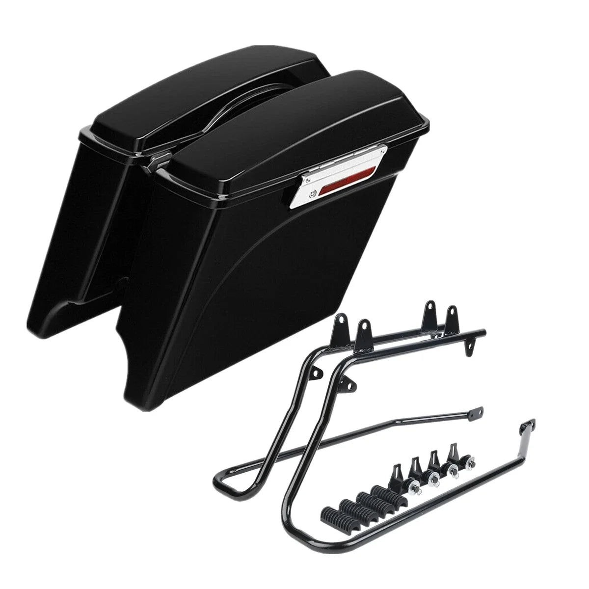 Hard Saddlebags with Conversion Brackets for Harley Softail (1984–2017)