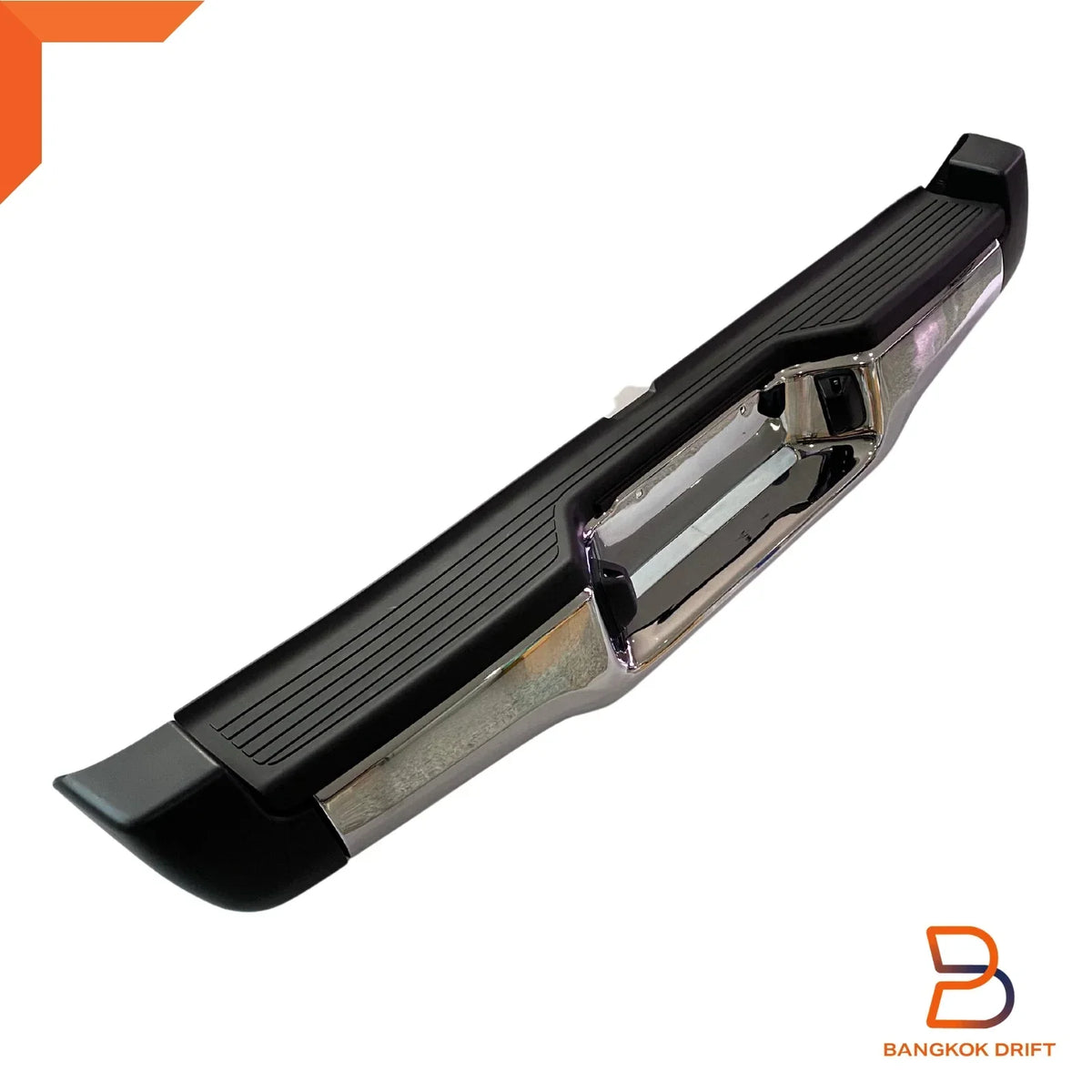 Chrome Rear Step Bumper Bar for Nissan Navara Ute (1998-2004) D22