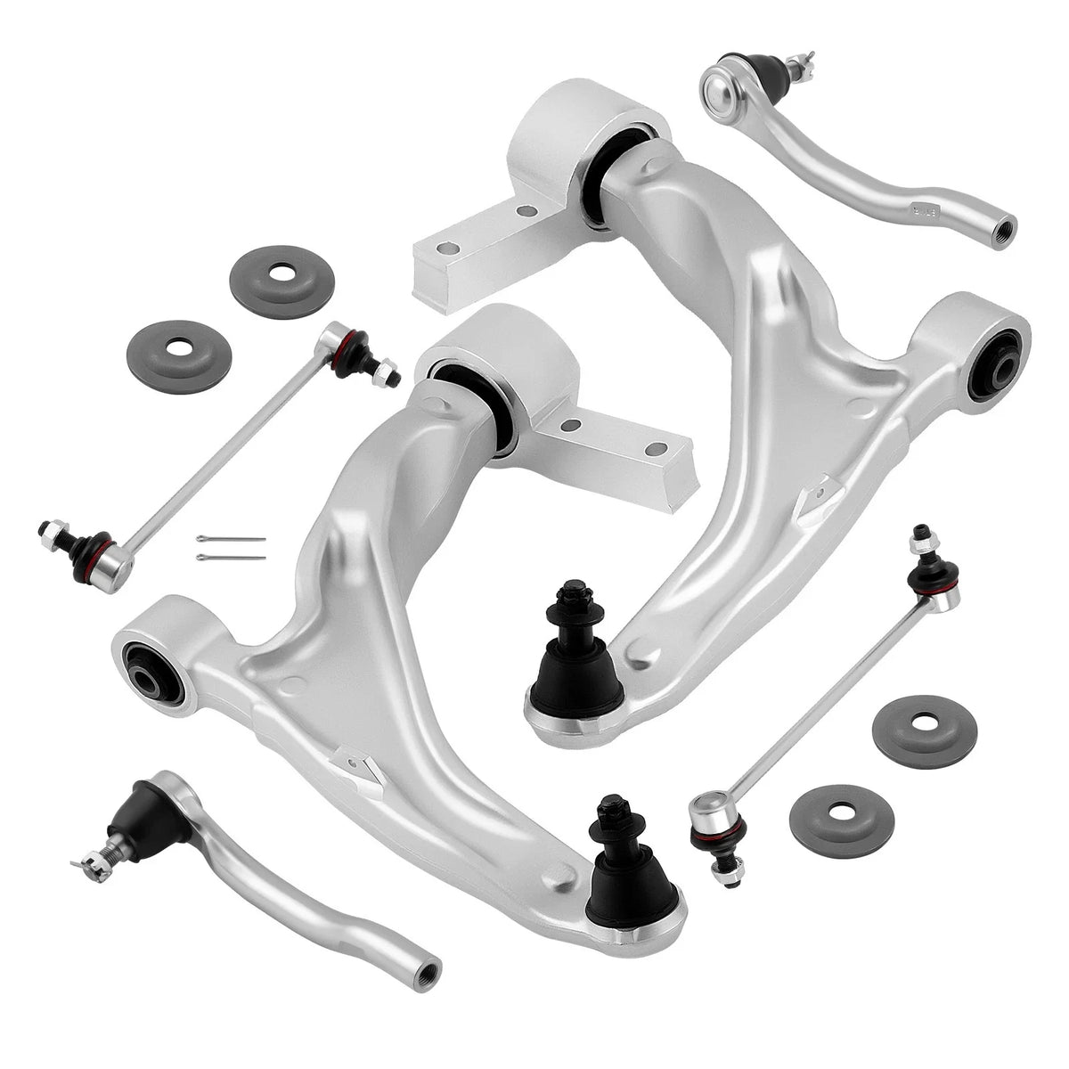 Set of 6 Front Lower Control Arms for Acura MDX/ZDX (2007–2013)