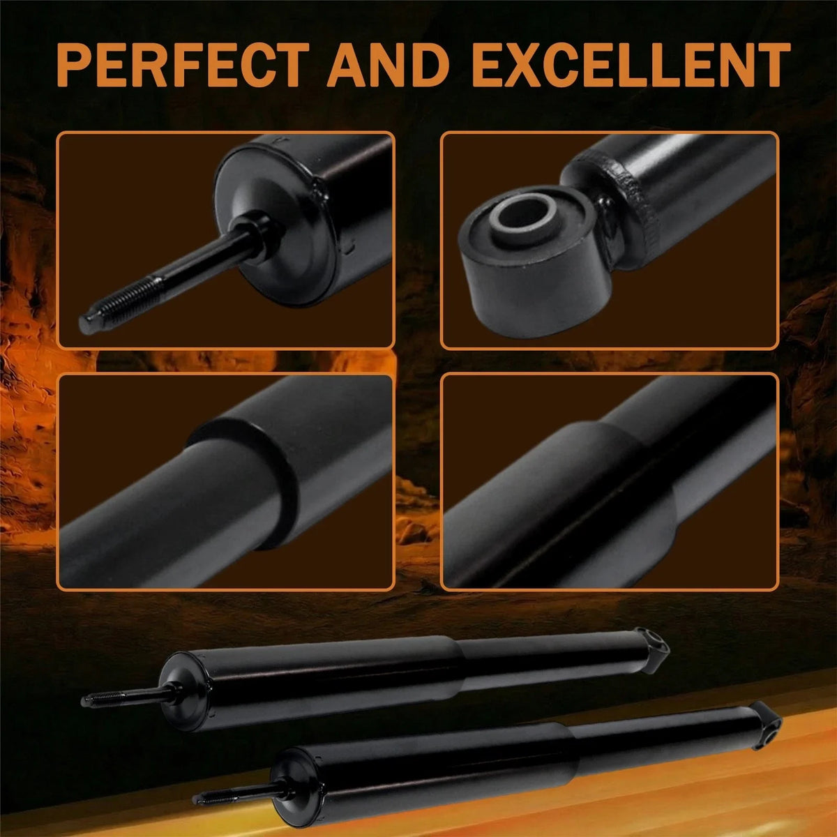 Rear Pair of Struts and Shocks for Ford Escape 2008 to 2012