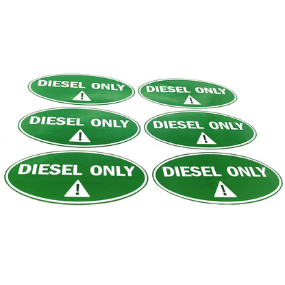 Stickers for Workshop Machinery Identification - Diesel Only