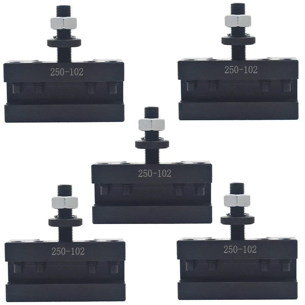 Set of 5 Quick Change Tool Post Boring Turning Holders for AXA 250-102 (6-12")