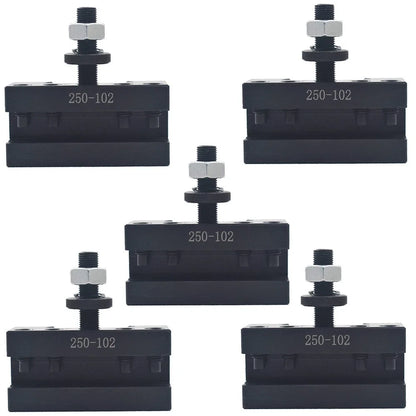 Set of 5 Quick Change Tool Post Boring Turning Holders for AXA 250-102 (6-12")