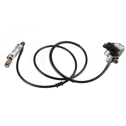 Motorcycle Hydraulic Rear Brake Caliper Kit w/ Master Cylinder