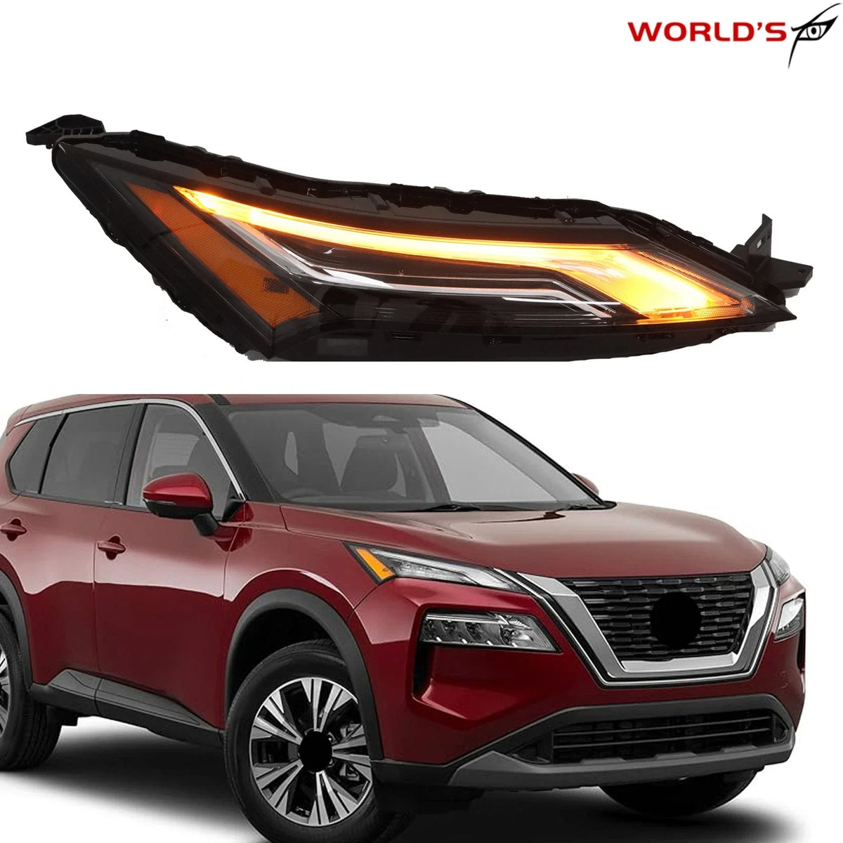 LED Daytime Running Light for Nissan Rogue (2021–2023) Right Side