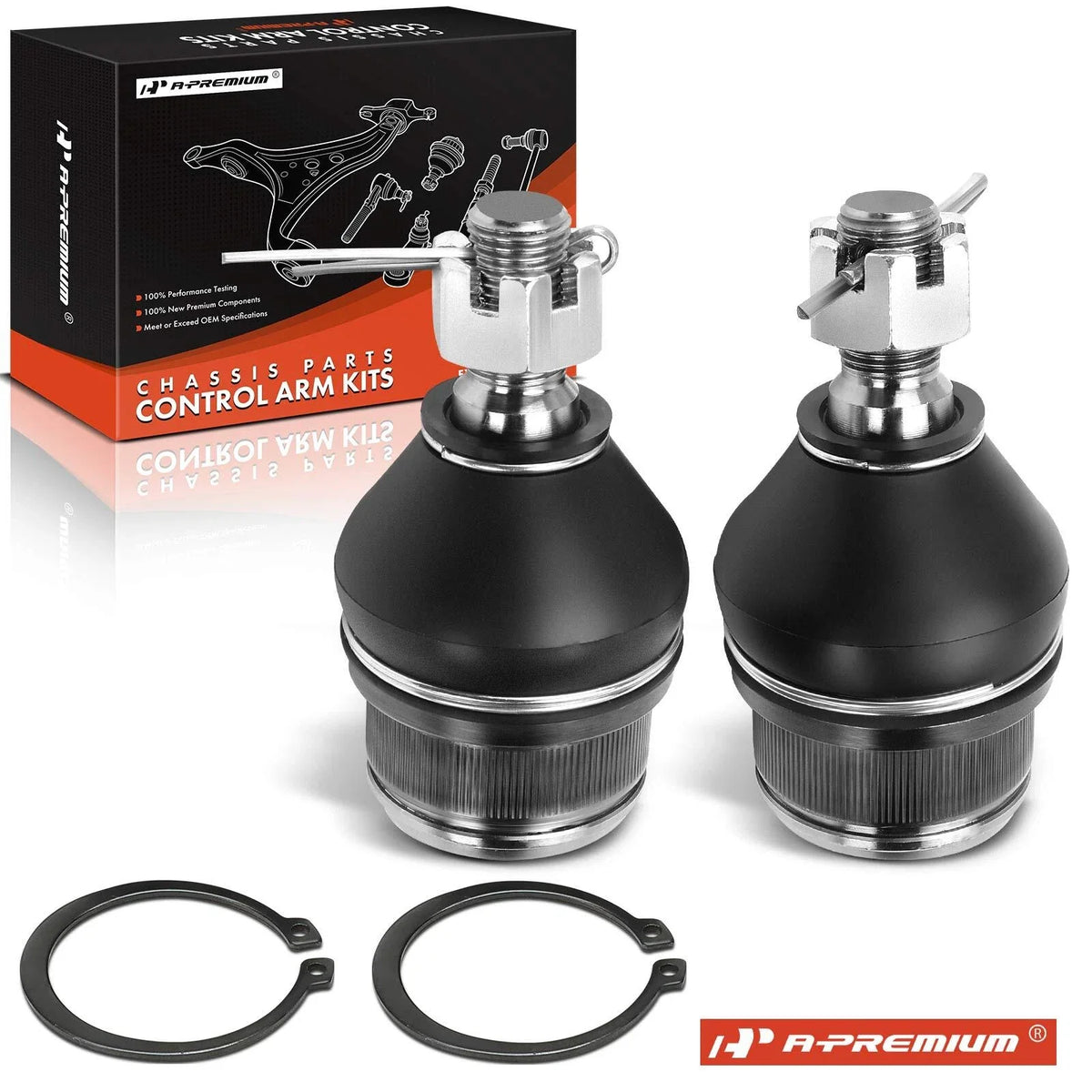 2X Front Lower Ball Joint for Ford E-150 (2003–2004)