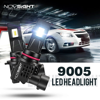 LED Headlight Bulbs 9005 HB3 (2 Pack, 12000lm, Cold White) for Cars
