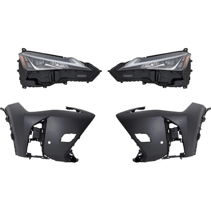Headlight Set for Lexus UX200 UX250h (2019–2020) Left Right