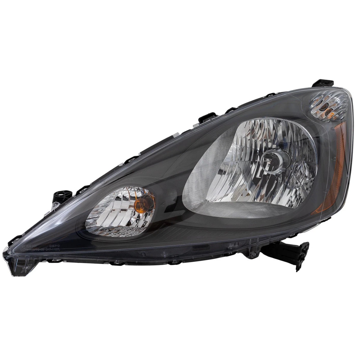 Driver Side Headlight for Honda Fit (2009–2014) Halogen w/ Bulb CAPA