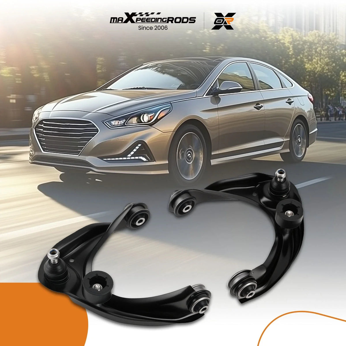 2X Front Upper Control Arm with Ball Joint for Ford Fusion Lincoln MKZ Mazda 6 (2006–2020)
