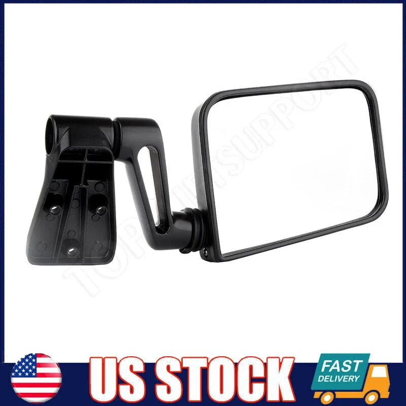 Driver Side Manual Side View Mirror for Jeep Wrangler (1987–2002)