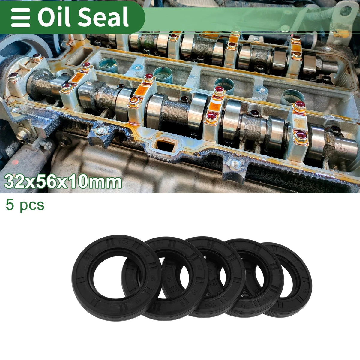Oil Seal for Rotary Shaft (32x56x10mm)