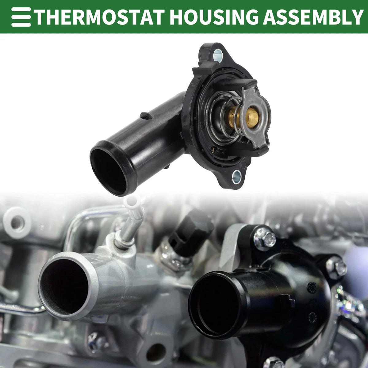 Engine Coolant Thermostat Housing Assembly for Chrysler 300, Dodge Challenger 