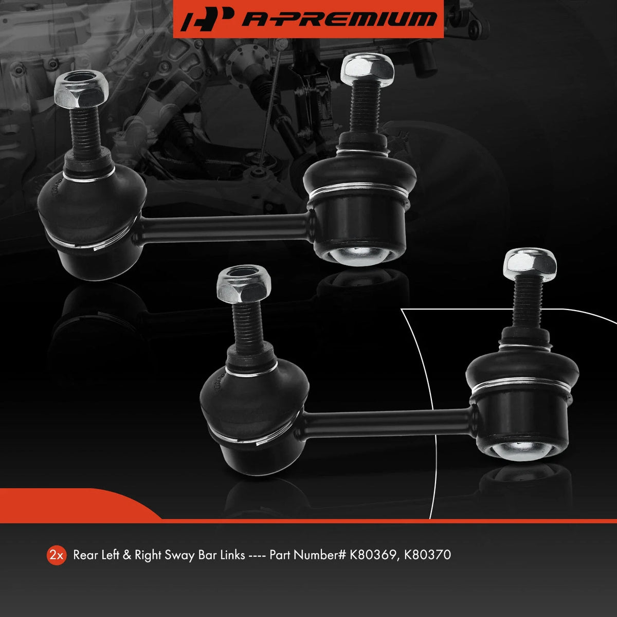 Rear Stabilizer Sway Bar End Links (2X) for Honda CR-V 2002-2006
