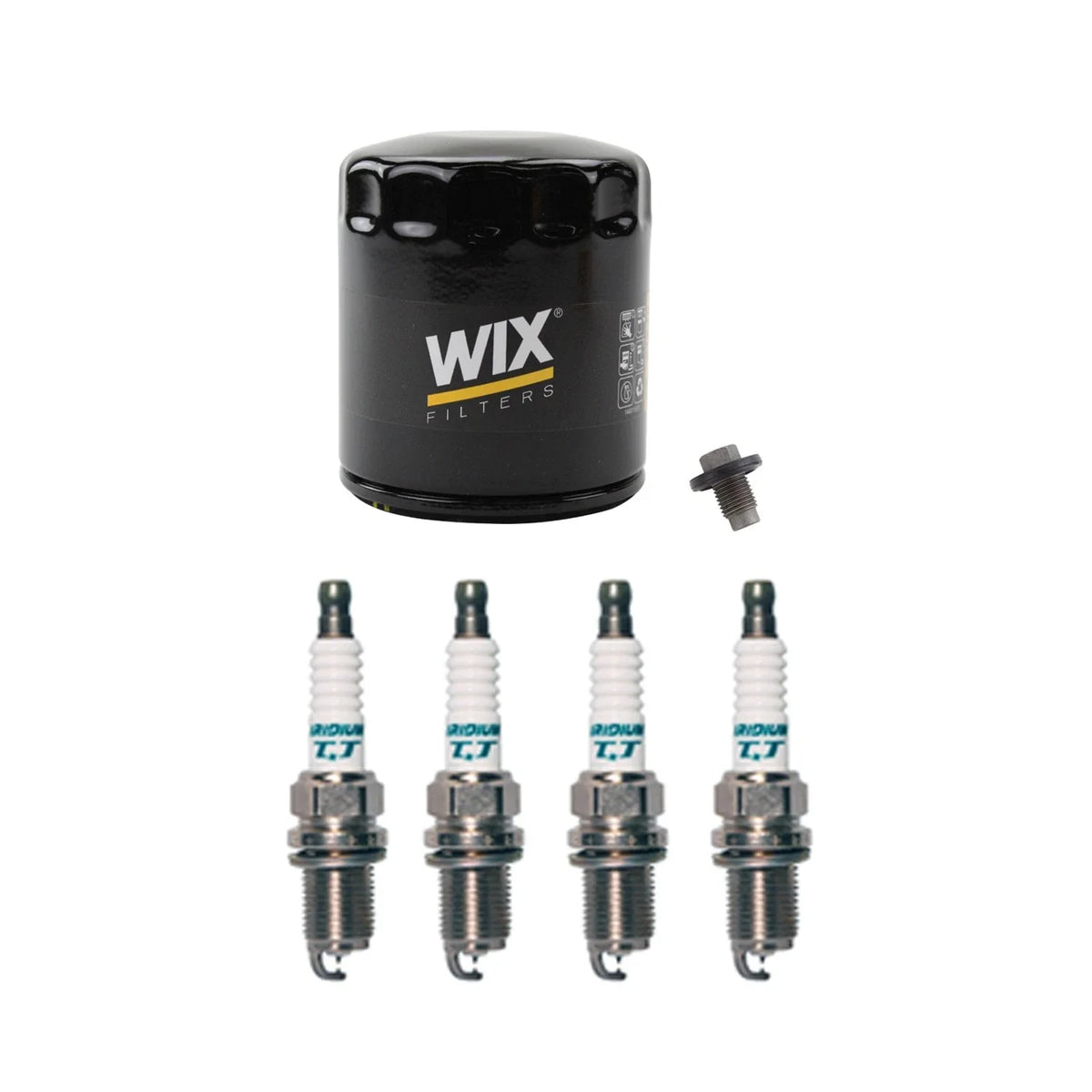 Wix Engine Oil Filter & Denso Spark Plugs Set for Breeze Cirrus Sebring (1995–2006)
