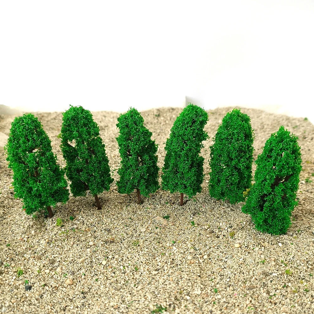 40Pcs Model Trees for DIY Train Railroad Layout HO OO Scale 8cm
