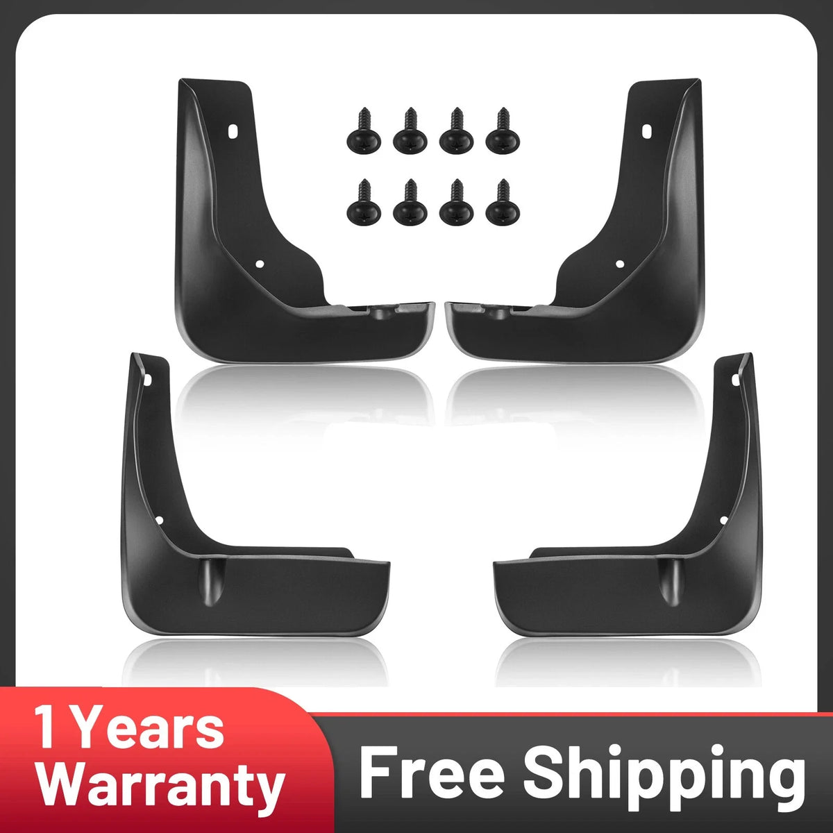 Front Rear Splash Guards Mud Flaps for Toyota Camry 2012–2014 (4PCS)