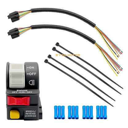 Handlebar Switch Kit with Pigtail Harness for Polaris Scrambler 500 2000-2002